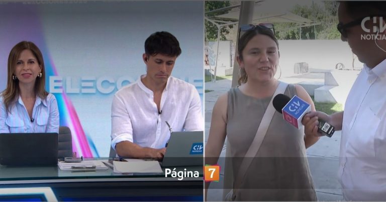 La confusión que descolocó a María José Quiroz en su local de votación: 