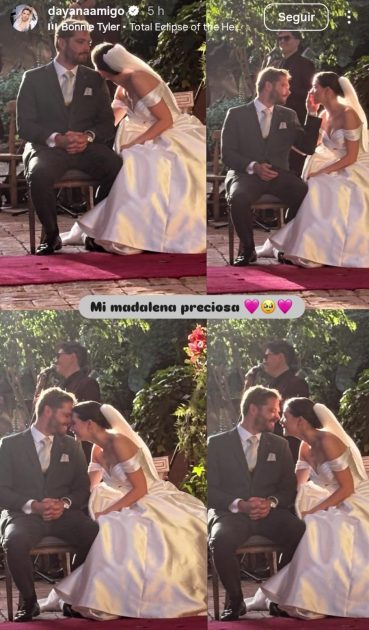comparten fotos del matrimonio de Magda Muller