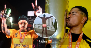 Posando con poca ropa y tatuado: así celebró “Mono” Sánchez el histórico título de Coquimbo Unido