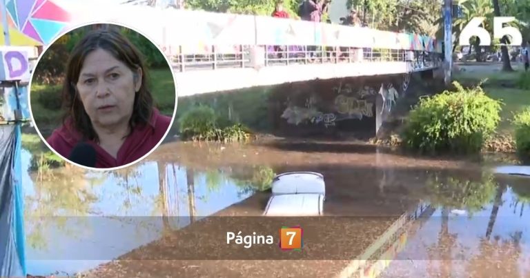 Dramático testimonio de mujer atrapada en su auto en un paso bajo nivel en Ñuñoa: “Salí nadando”