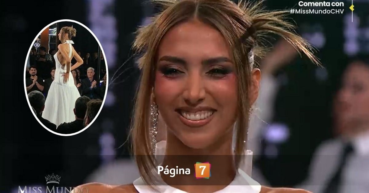 El incómodo percance que sufrió representante de Lampa en final de Miss Mundo Chile