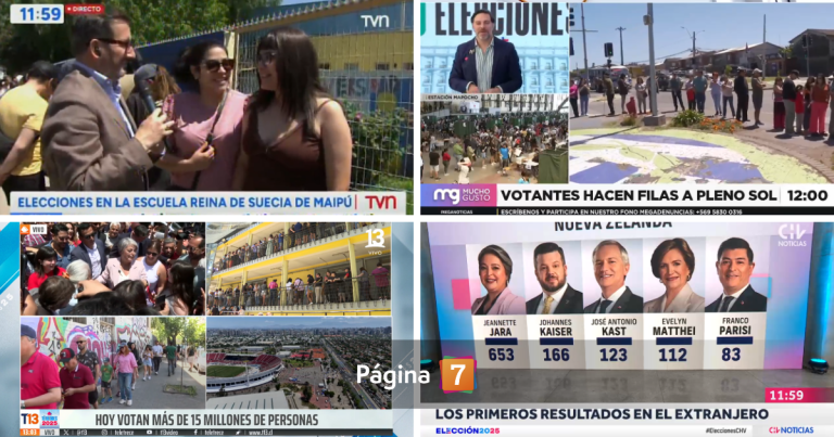 ¿Qué canal lideró en sintonía durante las elecciones presidenciales y parlamentarias?