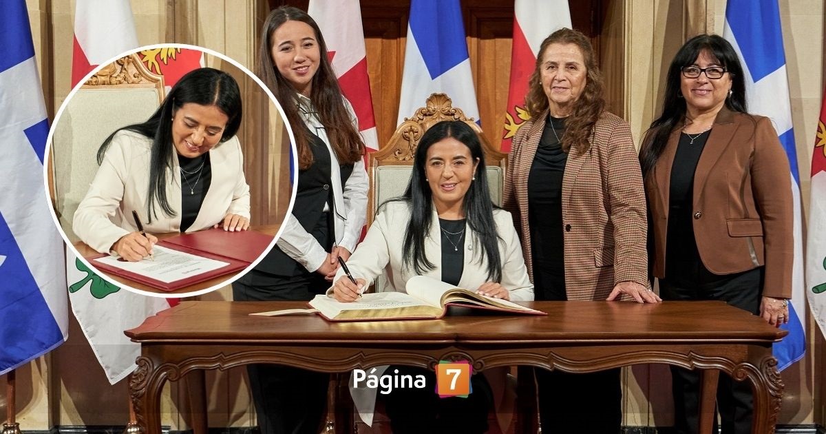 Soraya Martínez, juró como la nueva alcaldesa de Montreal en Canadá