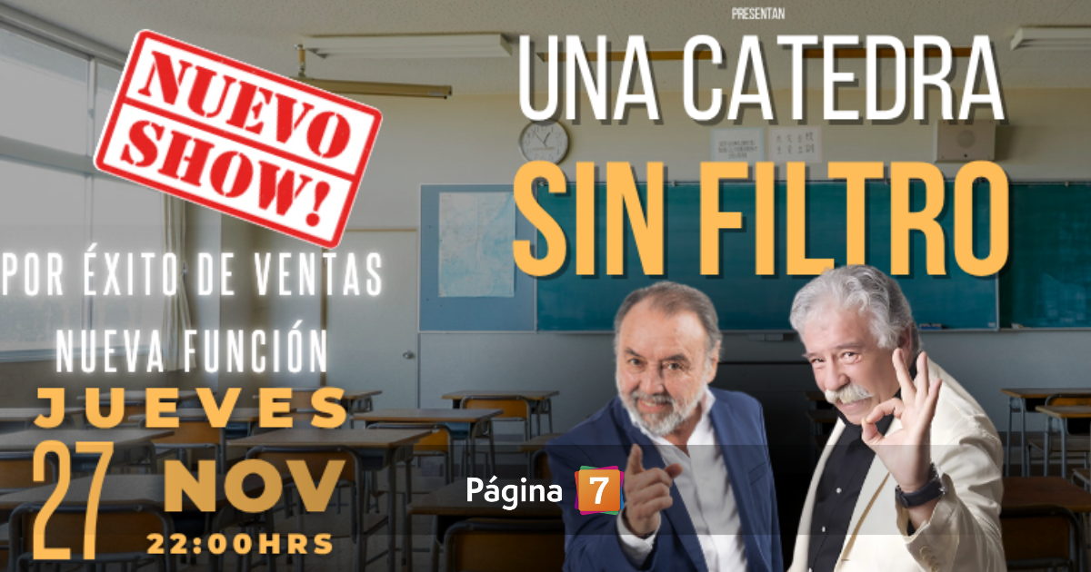 Iván Arenas y Don Carter regresan a Concepción con nueva función de “Una Cátedra Sin Filtro”