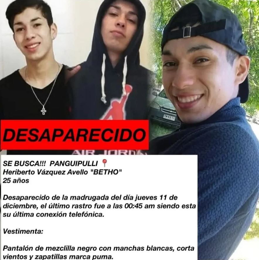 Filtran extraño audio de amigo sospechoso por desaparición de joven en Panguipulli: "Se me arrancó"