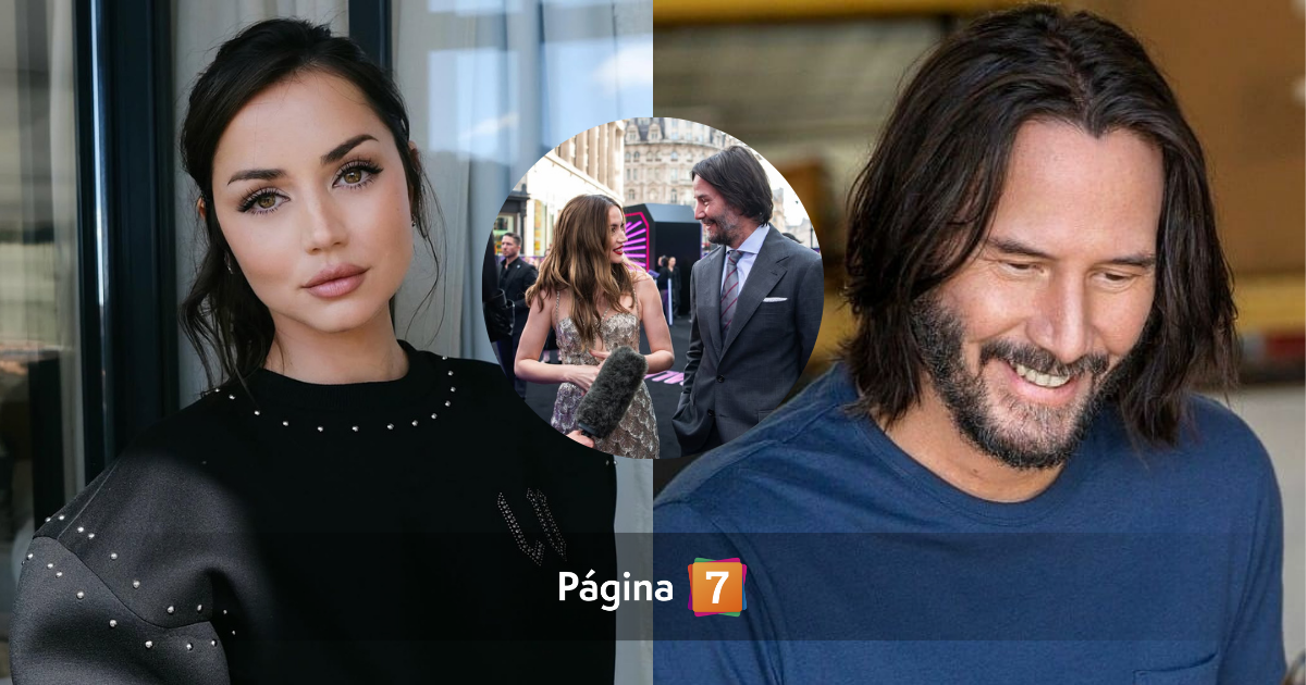 Ana de Armas y Keanu Reeves
