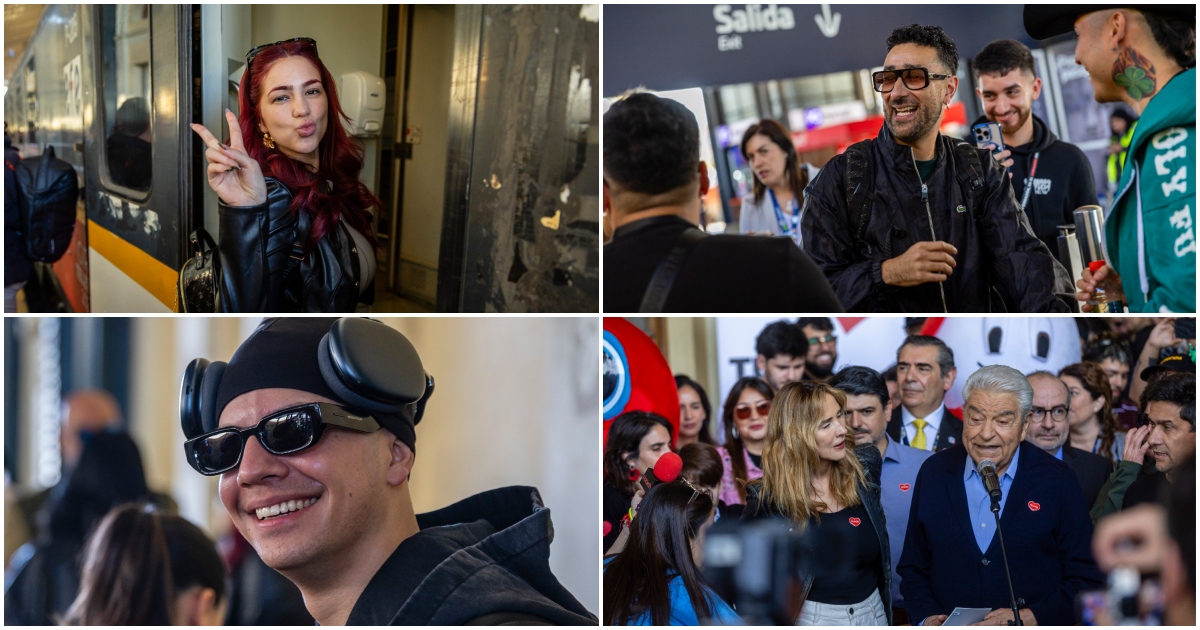 Gira Teletón inicia su recorrido en tren por el sur del país