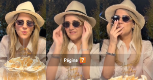 Así fue la familiar celebración de cumpleaños de Michelle Adam: 