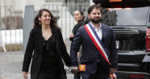 Desde Punta Arenas a La Florida: Gabriel Boric sorprendió al acompañar a su pareja a votar