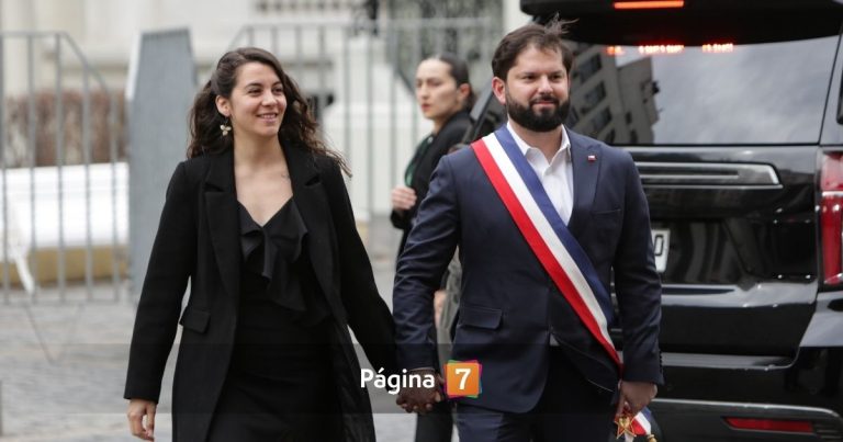 Desde Punta Arenas a La Florida: Gabriel Boric sorprendió al acompañar a su pareja a votar