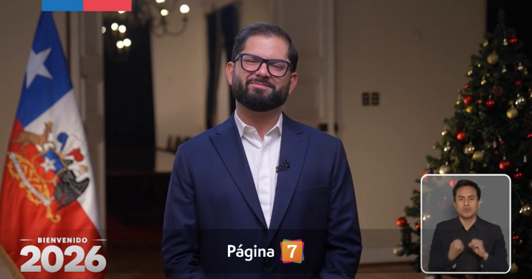 “Sigamos trabajando unidos”: el último mensaje de Año Nuevo de Gabriel Boric como presidente