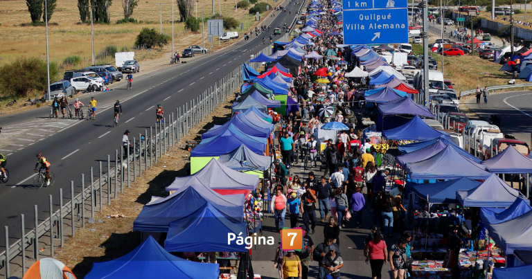 Peregrinación a Lo Vásquez: así serán los desvíos y el “peaje a luca” en la Ruta 68