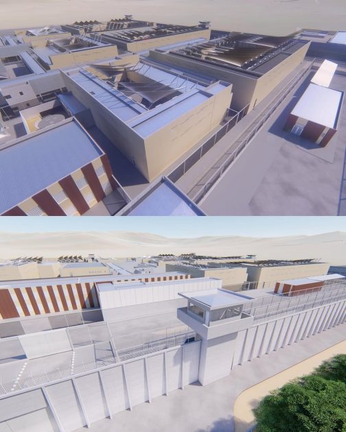 Así será la nueva cárcel “El Arenal” para más de 2 mil internos: está en pleno desierto de Atacama