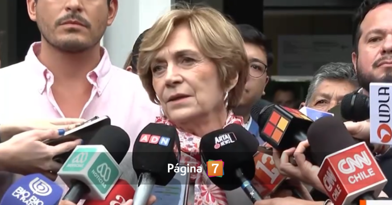 ¿Usó algo rojo? La desafiante y escueta declaración de Evelyn Matthei en su caótica llegada a votar