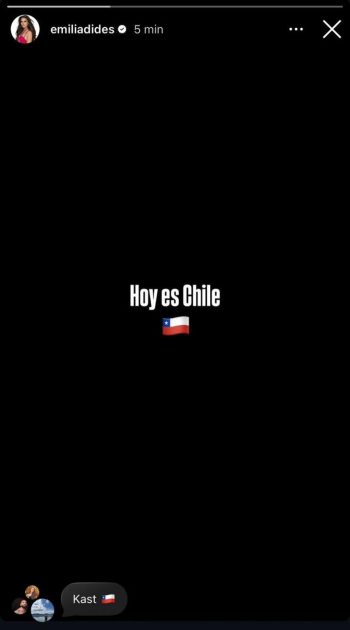 El comentario de Emilia Dides que desató polémica: explicó por qué eliminó la publicación de redes