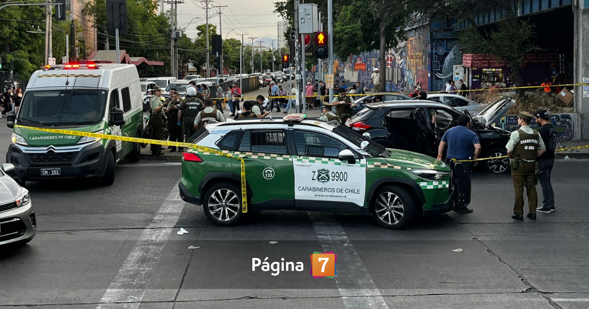 Balacera afuera del metro Parque O'Higgins: cinco detenidos y una mujer herida