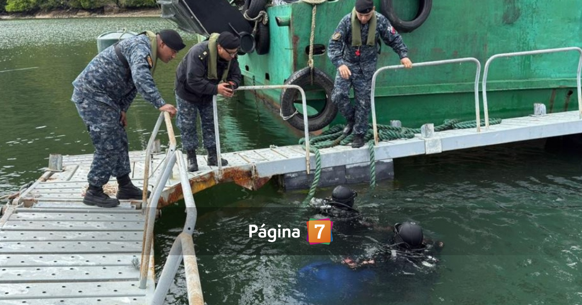 Tripulante desaparecido tras naufragio de barcaza en Aysén