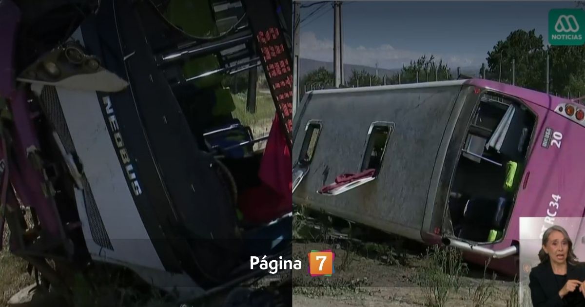 Ruta 68: capturan a chofer que se fugó en bicicleta tras volcamiento de bus que dejó 25 lesionados