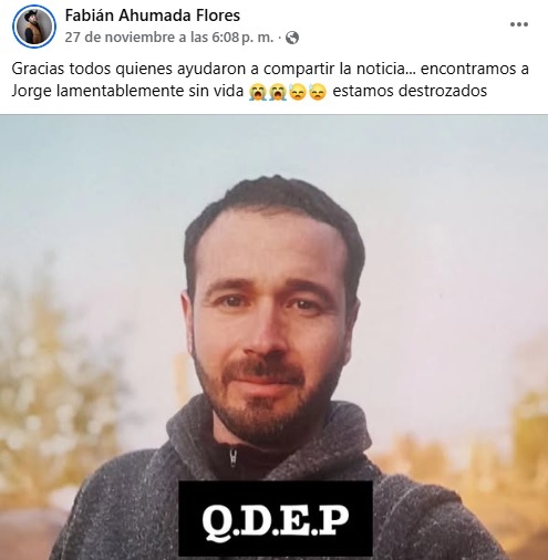 Cercanos a joven padre hallado sin vida en Curepto se mostraron "destrozados"