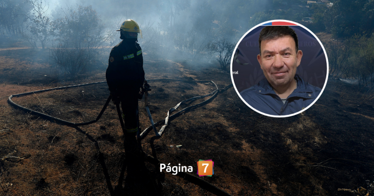 ¿Quién era el comandante de Bomberos de Litueche que murió mientras combatía incendio forestal?