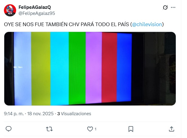 ¿Por qué se cortó la señal de Chilevisión? Canal se fue a “negro” y generó lluvia de comentarios