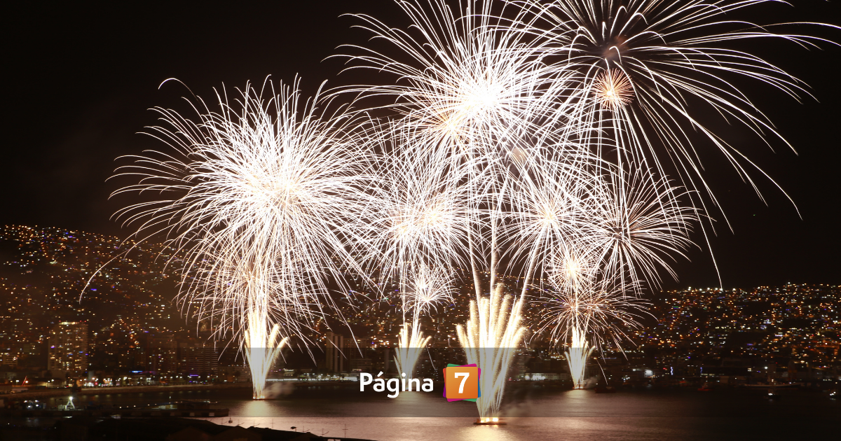 Fuegos artificiales y drones: las ciudades que tendrán espectáculos para recibir el año nuevo 2026