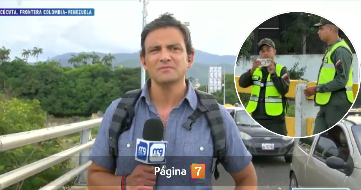 Gonzalo Ramírez vivió tenso momento en la frontera Venezuela Colombia y denunció hostigamiento de policías