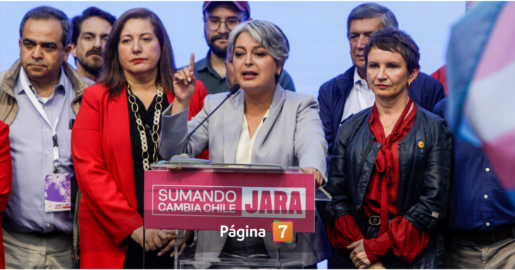 Jeannette Jara da discurso tras derrota ante Kast