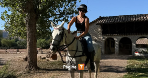 Kel Calderón mostró lesiones tras sufrir fuerte caída de su caballo