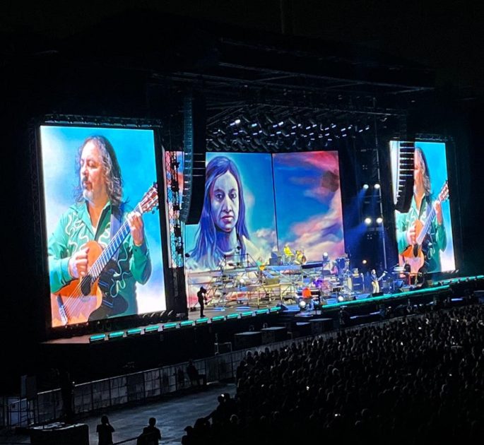 Los Jaivas en concierto en el Estadio Nacional 