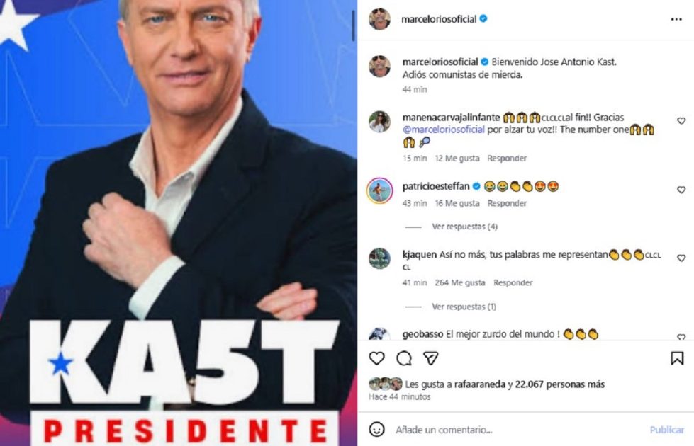 Marcelo Ríos incendió las redes con polémica ‘bienvenida’ a Kast tras su victoria en segunda vuelta