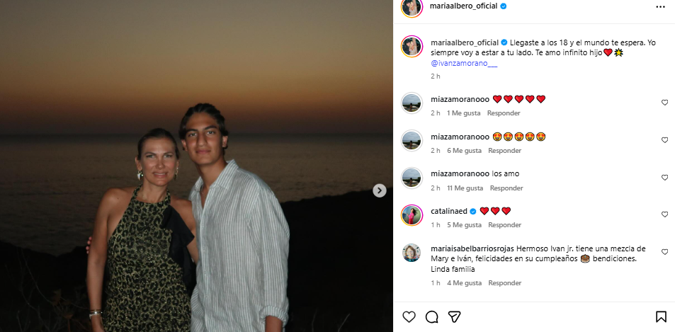 Hijo de María Alberó e Iván Zamorano cumplió 18 años: así luce actualmente el menor del clan