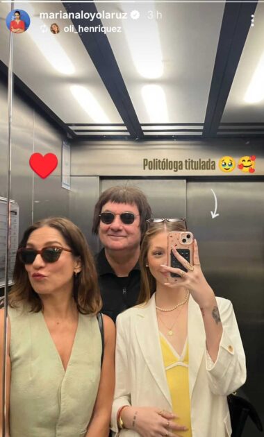 Mariana Loyola orgullosa con logro de su hija Olivia