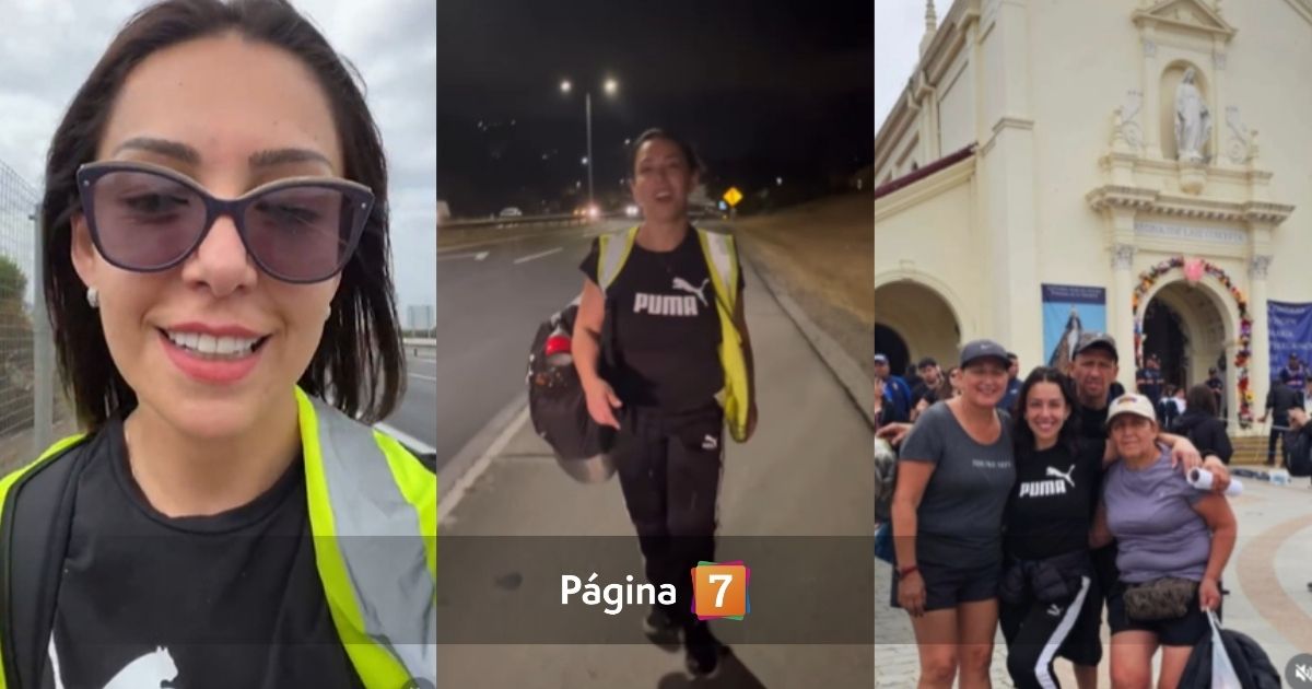 Mariela Sotomayor y travesía de caminar 22 horas hasta Lo Vásquez