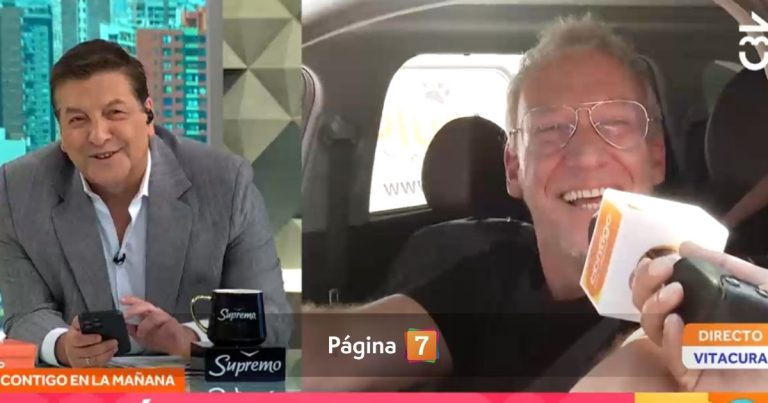 En medio de fiscalización vehicular en Vitacura, Martín Cárcamo se coló en matinal de CHV