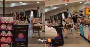 Lanzaron botellas y agredieron a guardias: captan furiosa reacción de mecheros en Puerto Varas