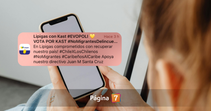 Mensaje para apoyar a Kast