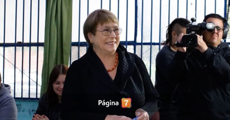 El mensaje de Michelle Bachelet en medio de elección presidencial: 