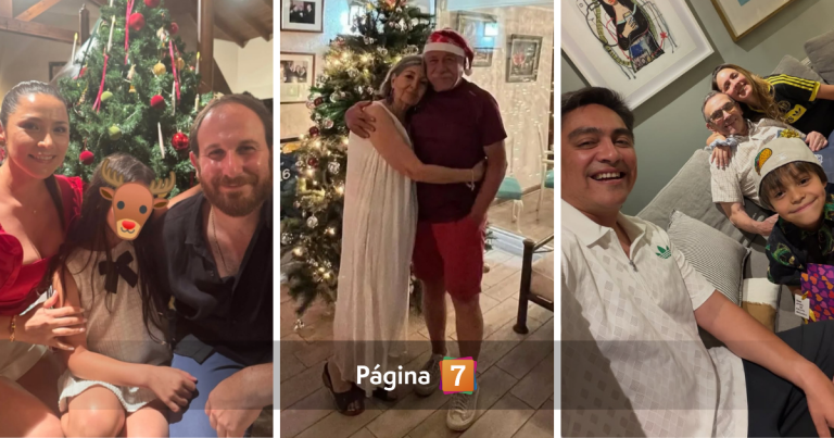 Emotivos momentos: así vivieron la Navidad rostros de la política, deporte y espectáculo nacional