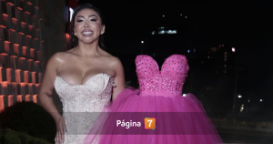 Naya Fácil entregó potente mensaje con look rupturista en alfombra roja: 