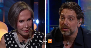 La reacción de Florinda Meza ante insistencia de Neme con Carlos Villagrán: 