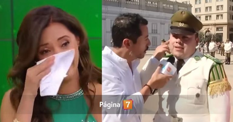 Priscilla Vargas se emocionó hasta las lágrimas con conmovedora historia de carabinero y su madre