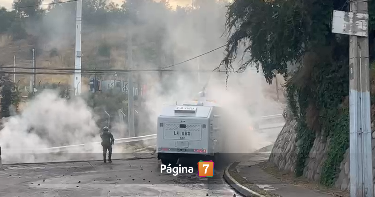 Desalojan toma en la Quebrada Las Zorras en Lo Barnechea en medio de incidentes