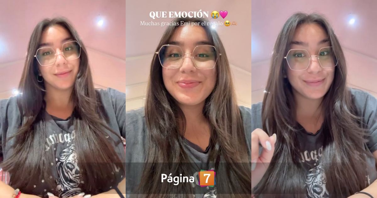 Cata Days recibió tierno regalo en su segunda jornada como vocal de mesa: "Estoy que lloro"