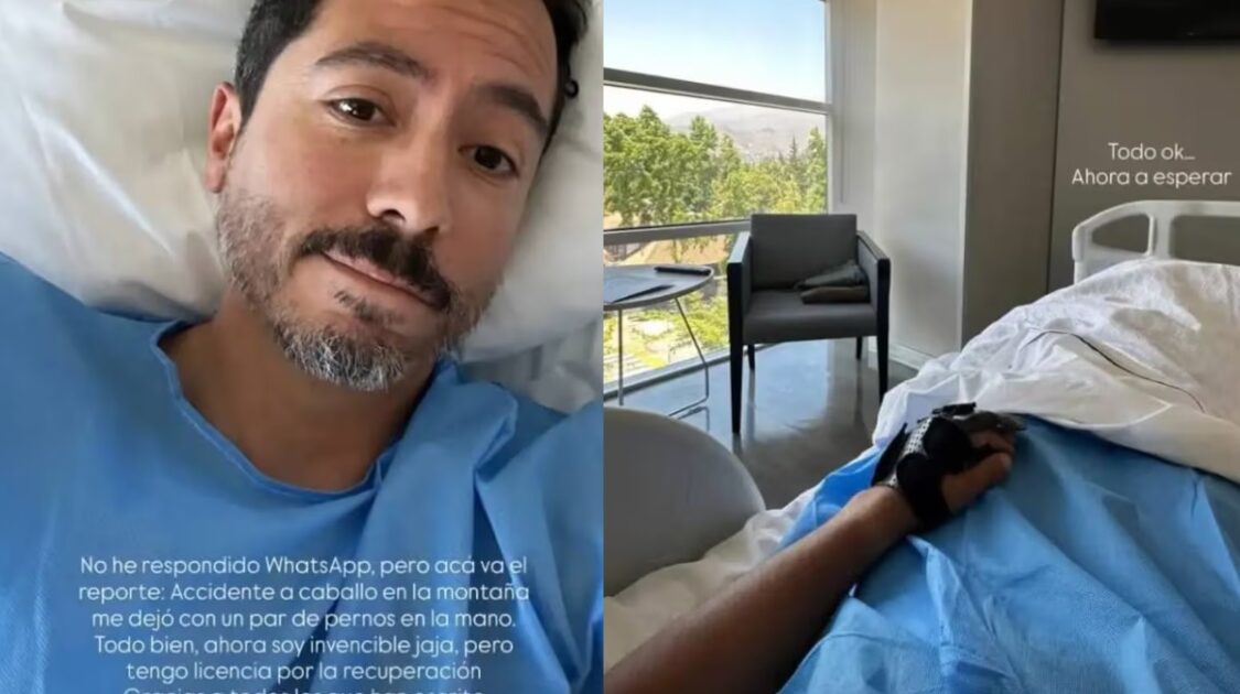 Periodista de Tu Día, Rodrigo Pérez, sufrió accidente y quedó hospitalizado