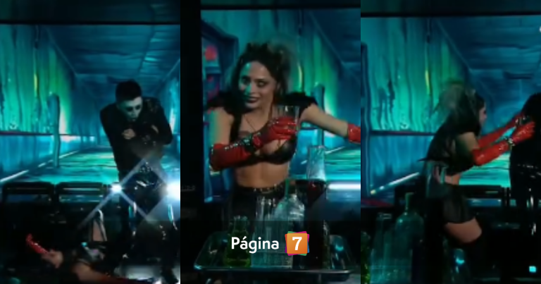 Skarleth Labra sufrió fuerte caída en Fiebre de Baile: piso resbaloso fue el problema