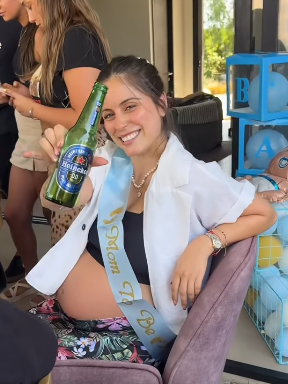Joaquín Méndez celebró su baby shower, pero las imágenes generaron polémica en redes sociales