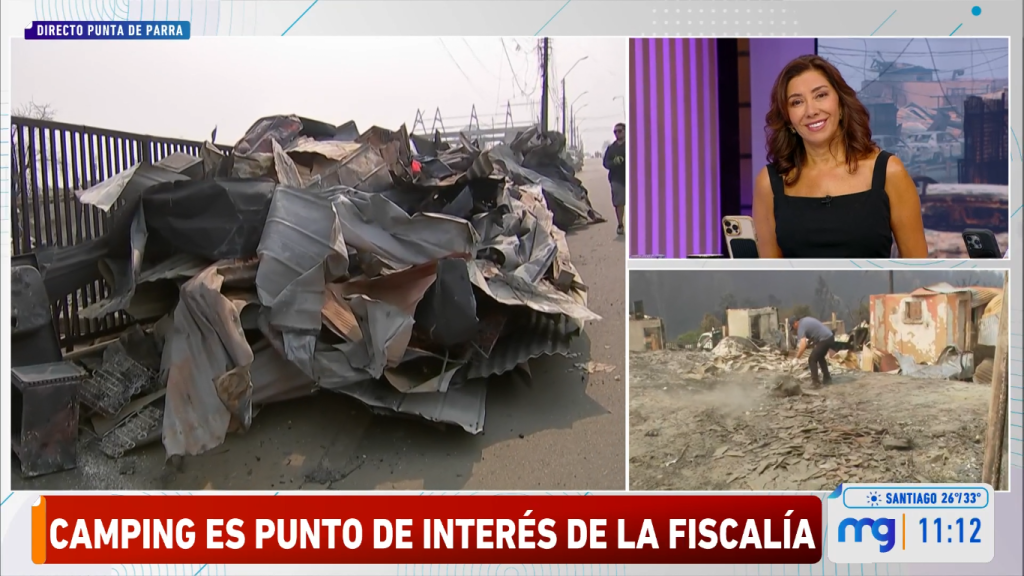 Carmen Gloria Arroyo debutó en Mega: así enfrentó en TV la emergencia por incendios en el Biobío