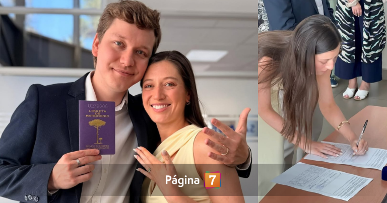 ¡Darynka Marcic dio el sí! Periodista contrajo matrimonio por el Civil y compartió registros
