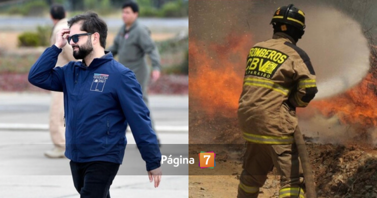 Boric viaja a Concepción por tragedia de incendios forestales: suspendió agenda en Chiloé
